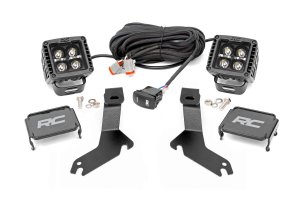 Chevrolet Silverado 1500 LED Light Kit - Front - Rough Country - Ditch Mount, 2